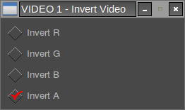 Cinelerra: Invert video effect