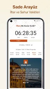 يناسب تطبيق Iftara Ne Kadar Kaldi المسلمين في تركيا