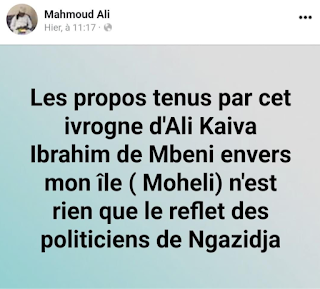 Libérez Mahamoud Ali : Un très bon comorien est en garde à vue à la gendarmerie
