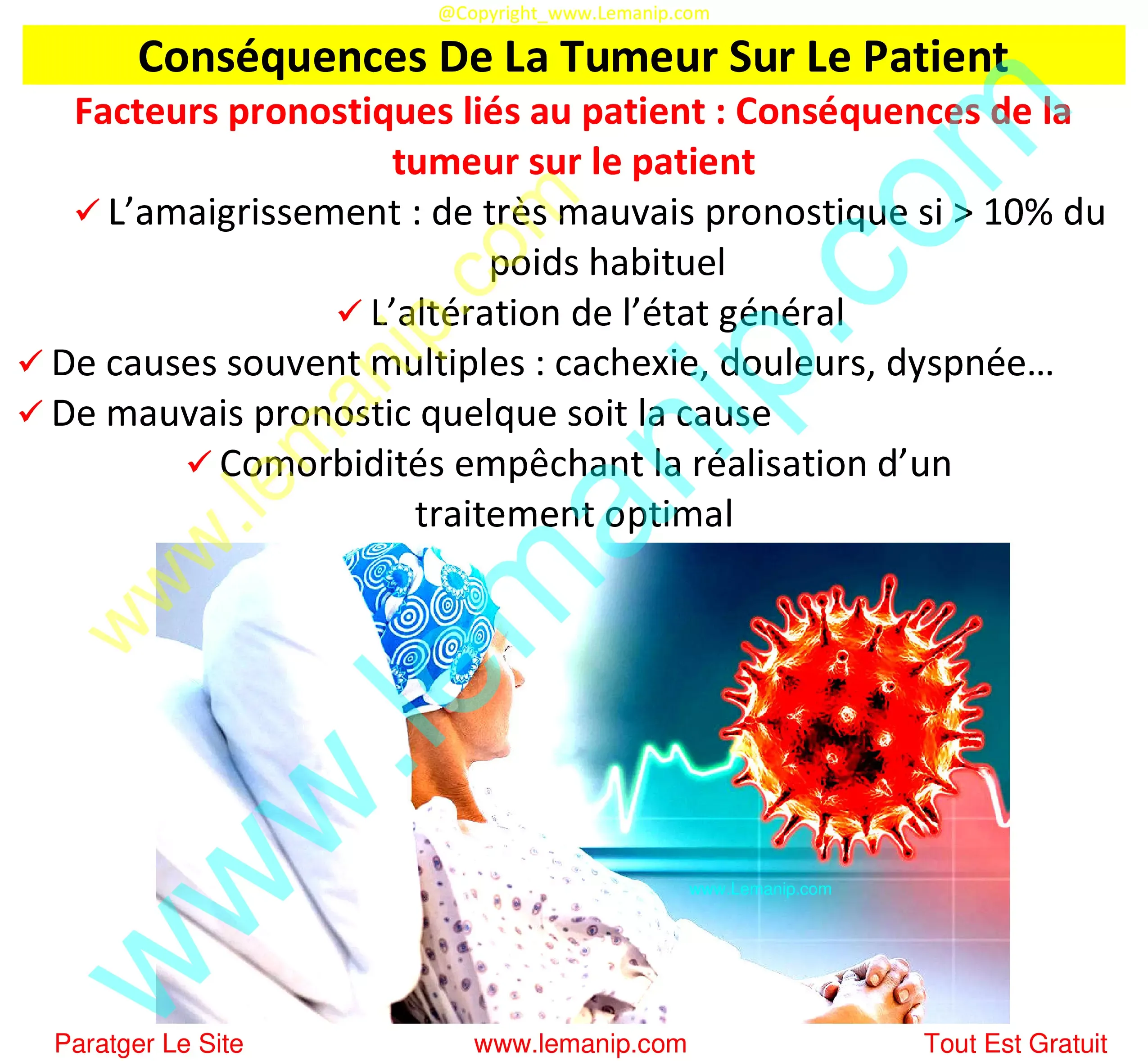 Conséquences De La Tumeur Sur Le Patient