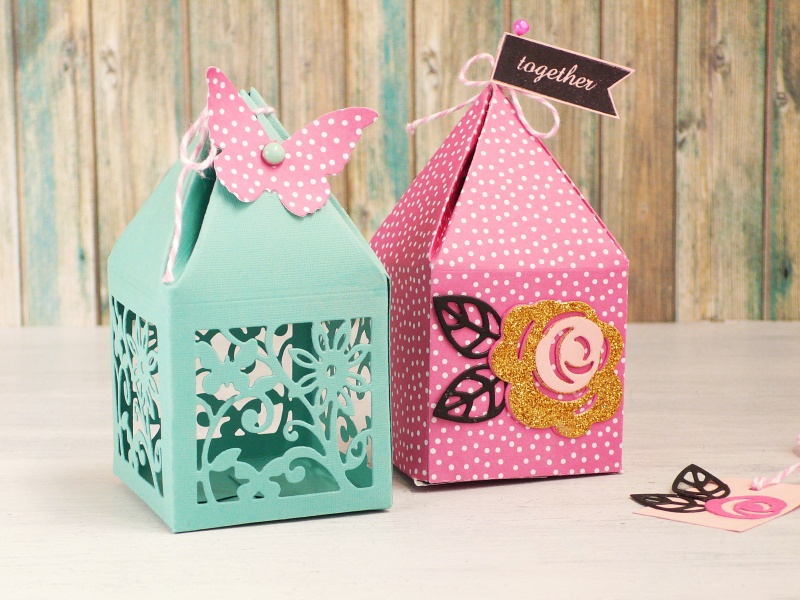 [Matrimonio faidate] Tutorial Fustella Pretty Petal Box - Sizzix Big Shot