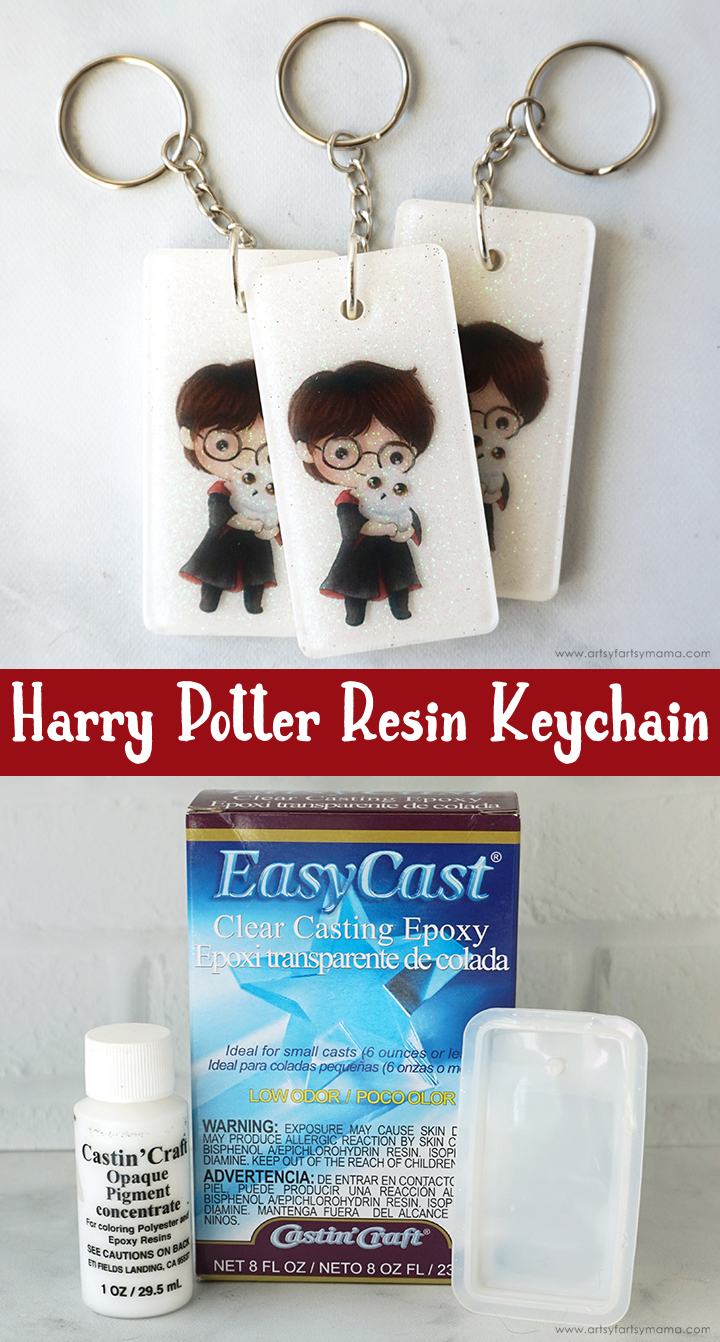 Harry Potter Resin Keychain