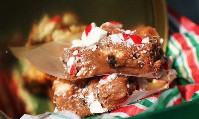 rocky road peppermint fudge