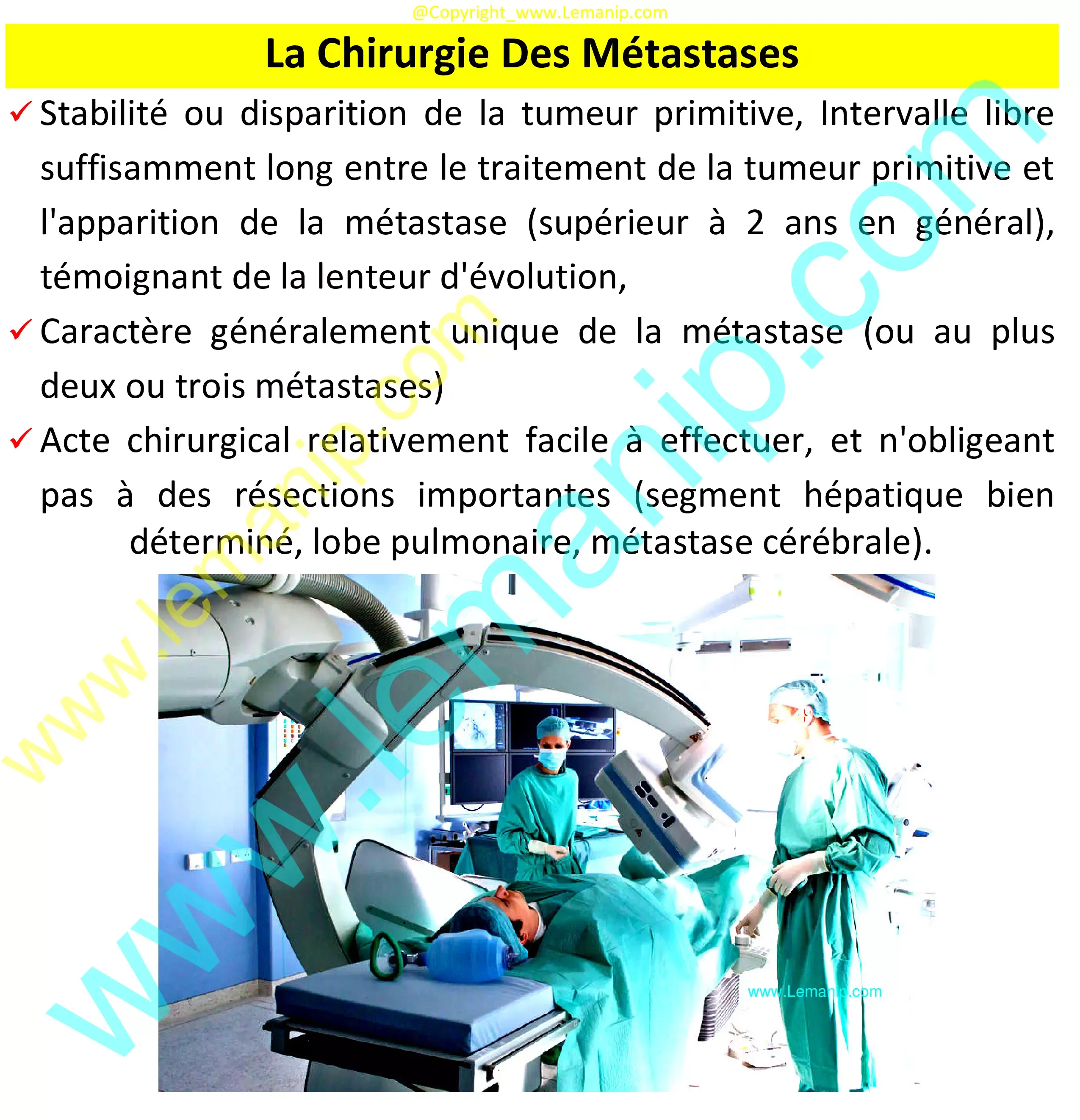 Chirurgie Des Métastases