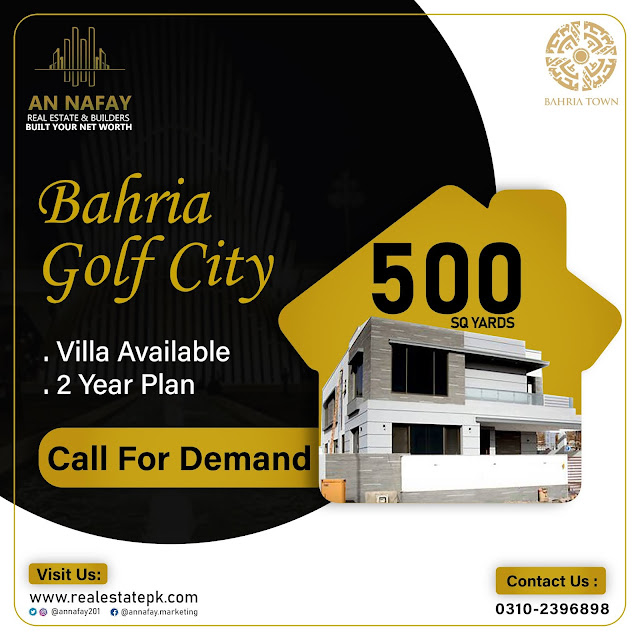 Villa Available For Sale In Bahria Golf City