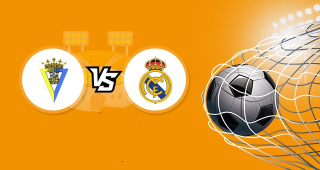 Watch the Real Madrid vs Cadiz match broadcast live today Real Madrid vs Cadiz