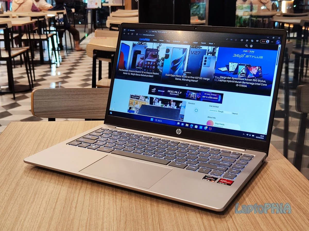 Review HP 14 em0014au, Laptop Murah Kencang dengan Desain Mewah