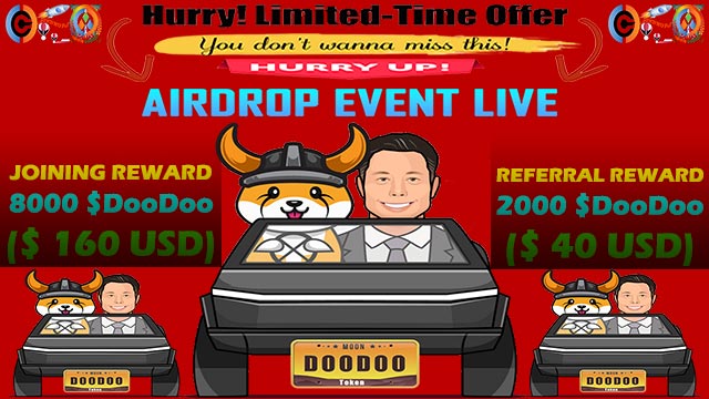 BabyDogeDooDoo Token Airdrop of $160 USD worth $DooDoo Coin Free