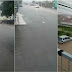 Chove bem na tarde desta segunda-feira (21) em Patos e região, e ruas ficam alagadas. Vídeo