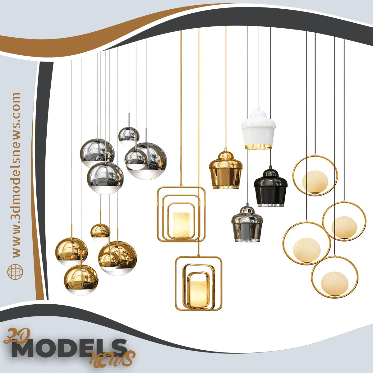 Four Models Hanging Lights