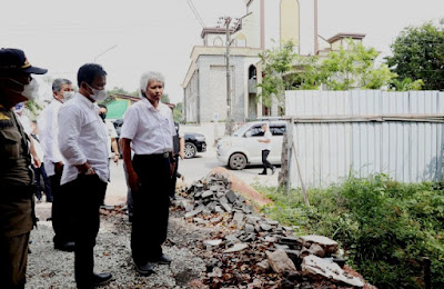 Kepala BP Batam, Muhammad Rudi, Tinjau Kembali Lokasi Banjir daerah Batu Aji