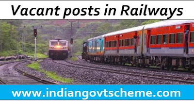 Vacant posts in Railways