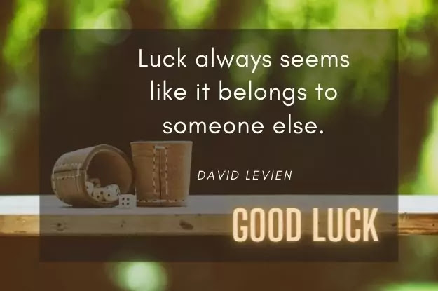 Good Luck Images with Quotes