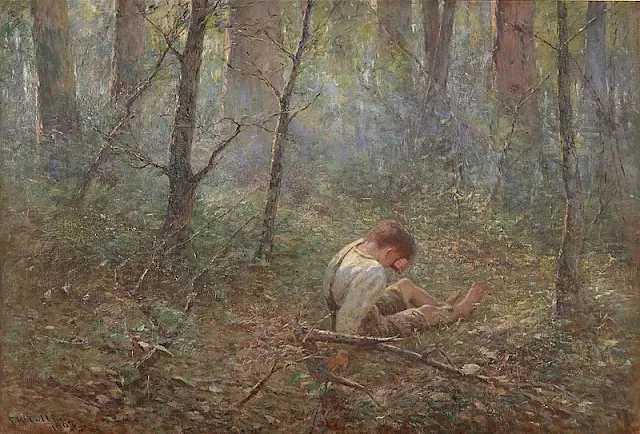 Lost, 1907 by Frederick McCubbin