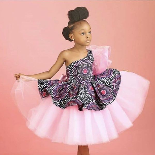 Ankara Ball Gown Styles for Little Girls