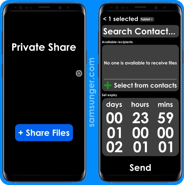 File Sharing with Private Share Picture