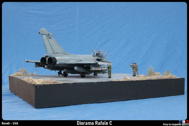 Diorama pour un Rafale C.