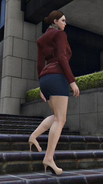 GTA 女角色航空服務員