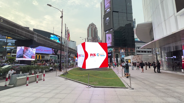 Pos Malaysia x Postal Forum Ad Malaysia Lot 10 The Cube Digital Outdoor Advertising Kuala Lumpur Bukit Bintang Street Digital Screen Advertising Bintang Walk