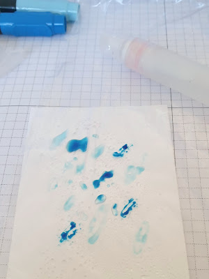 Mischievous Mice Stampin up watercolour splash technique