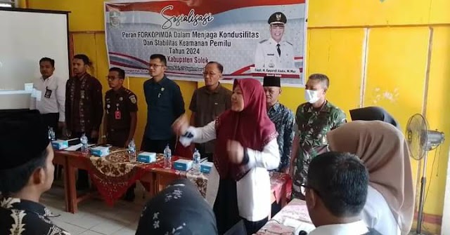 Gelar Sosialisasi Peran Forkopimda Dalam Menjaga Kondusifitas dan Stabilitas Keamanan Pemilu 2024