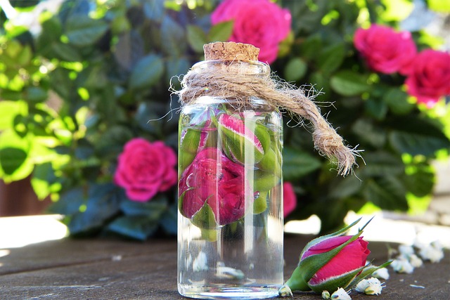 تونر ماء الورد - صنع ماء الورد في المنزل