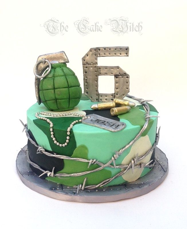 army theme cake