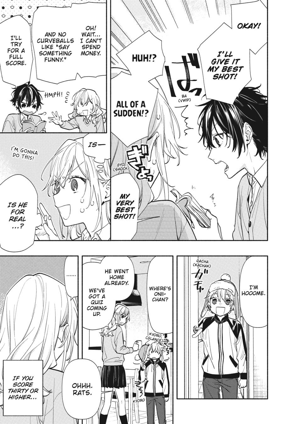 Horimiya, chapter 134