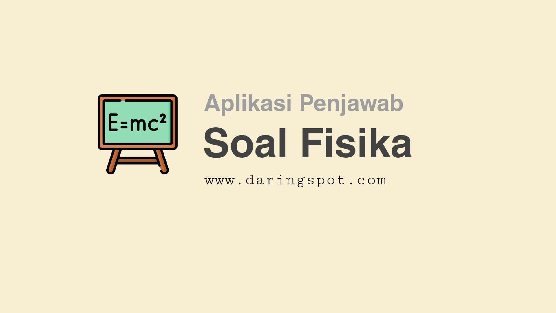 Aplikasi Penjawab Soal Fisika dengan Kamera