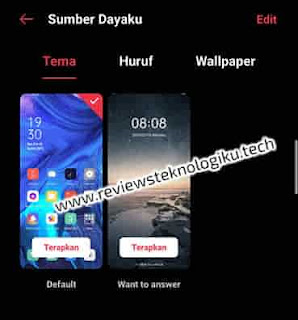 menerapkan tema di hp oppo