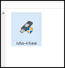 Rufus 프로그램 실행