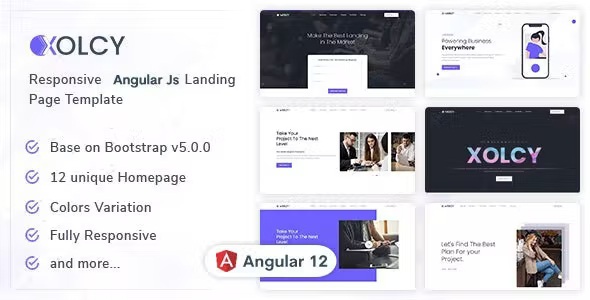 Best Angular Js Landing Page Template