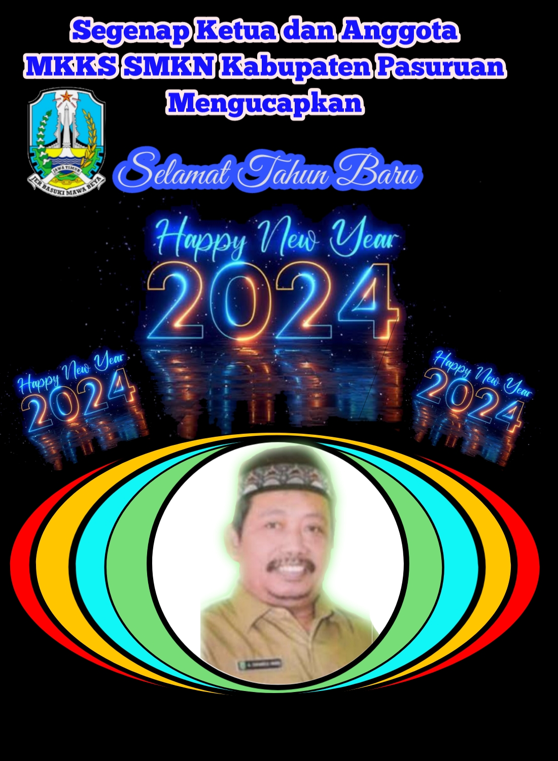 MKKS SMKN Kabupaten Pasuruan Mengucapkan Selamat Tahun Baru 2024