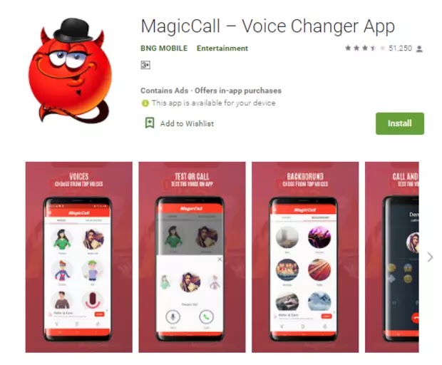 magic call app