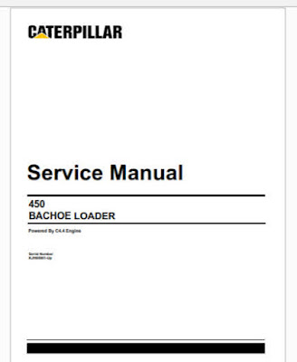Caterpillar cat 450 backhoe loader (prefix kjh) service manual
