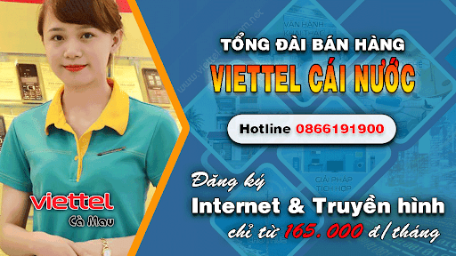 Điện thoại liên hệ Cửa hàng Viettel Cái Nước - Cà Mau