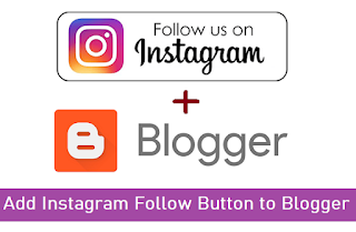 Add Instagram Follow Button to Blogger