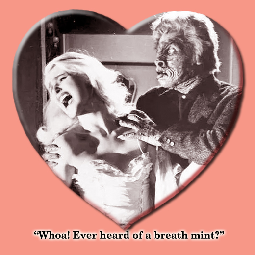 "Whoa! Ever heard of a breath mint?" Atom Age Vampire, 1960