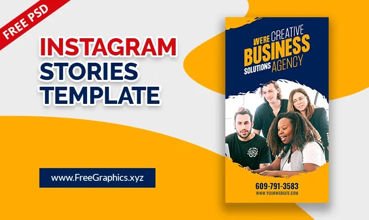 Template Story Instagram Free PSD
