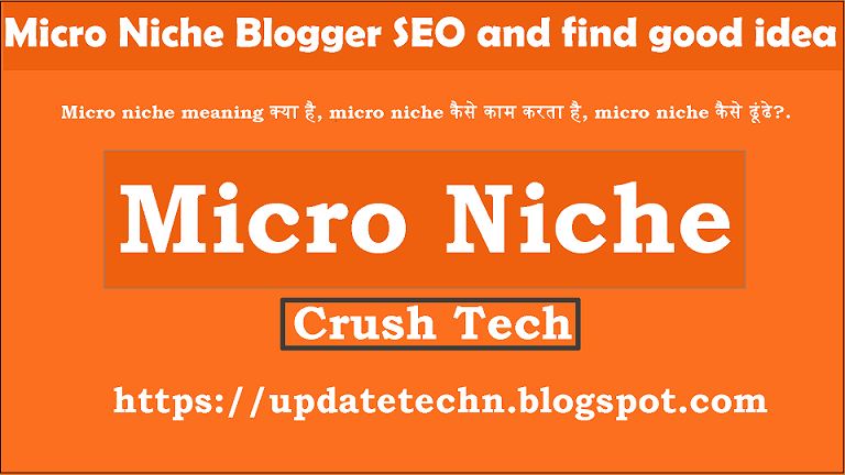 Micro Nich Blogger SEO and find good idea thumbnail