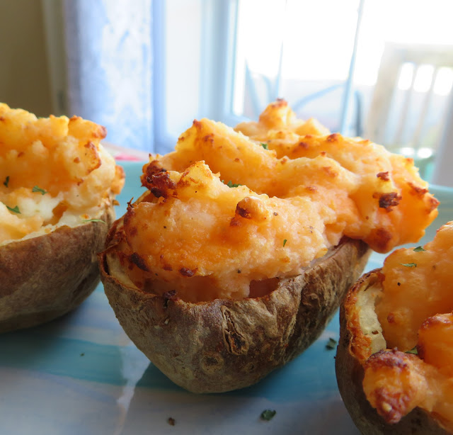 Air Fryer Twice Baked Potatoes