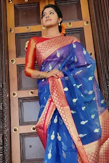 Actress Rachitha Mahalakshmi wearing in pattu saree