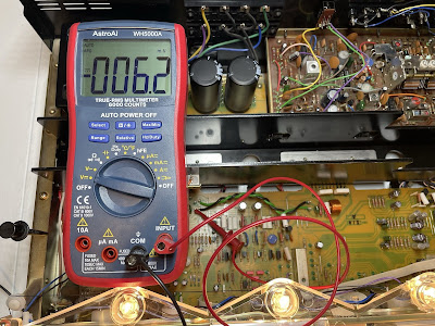 Pioneer SX-780_Replacement STK modules_DC offset_Left