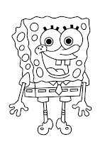 SpongeBob coloring page