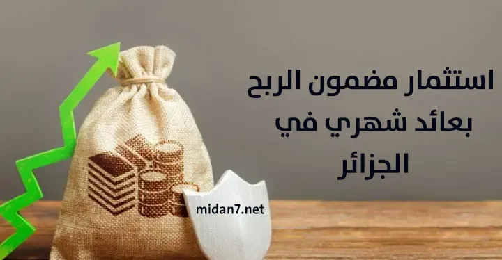 استثمار مضمون الربح بعائد شهري في الجزائر