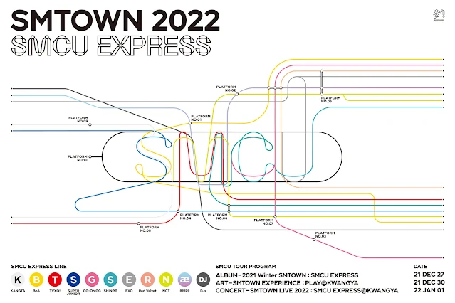 Concierto online SMTOWN LIVE 2022 : SMCU EXPRESS@KWANGYA de SM Entertainenment