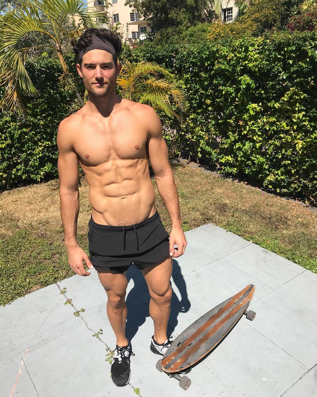 handsome-fit-guy-shirtless-body-hipster-skater-boy-abs