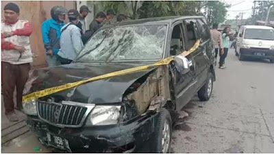 Sopir minibus yang diamuk massa di margaasih jadi tersangka tabrak lari