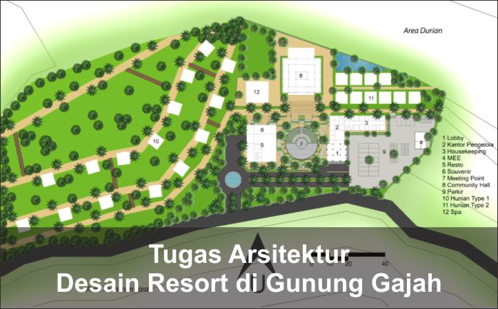 Desain Resort Gunung Gajah Kulonprogo