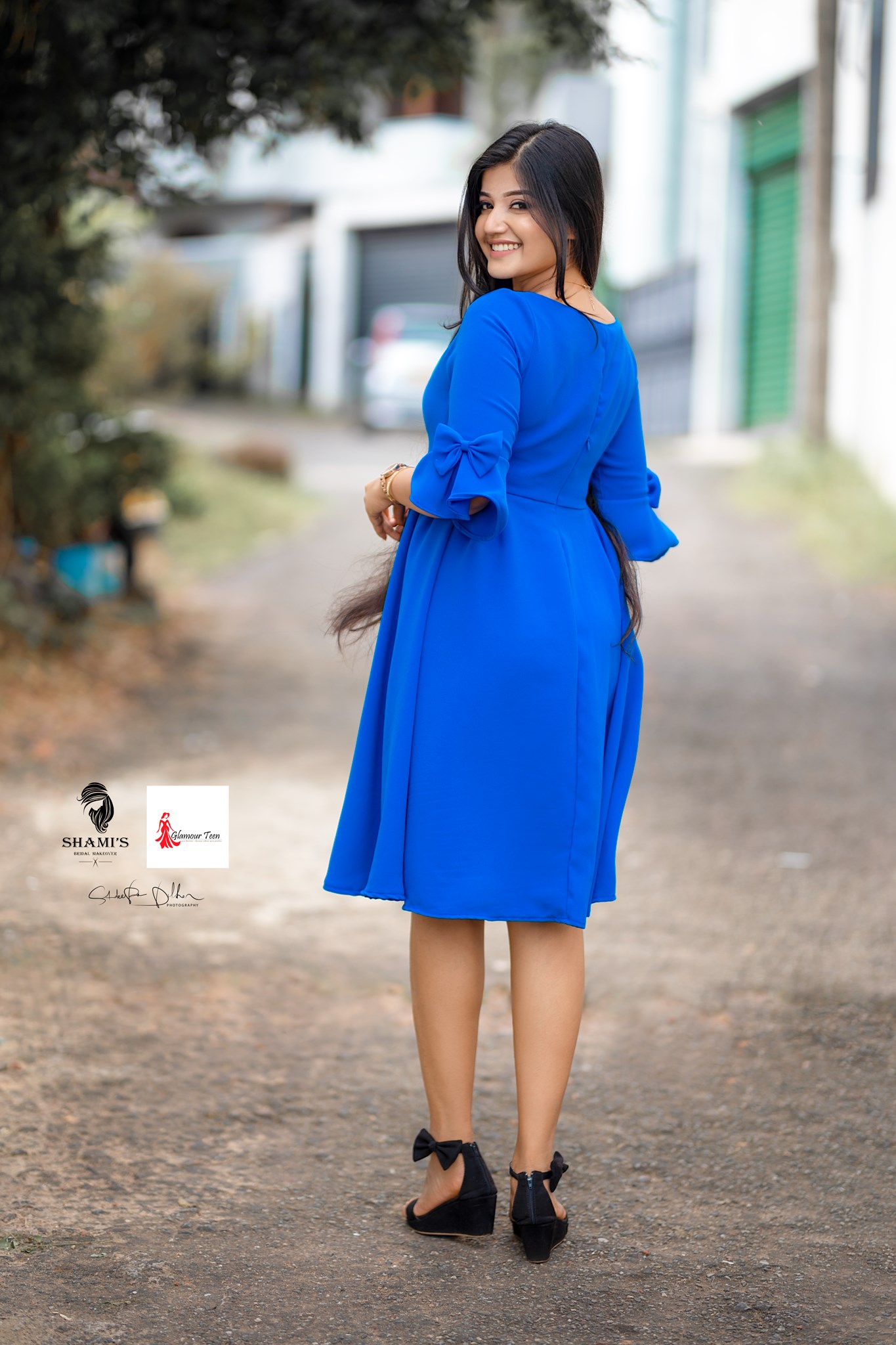 Nethmi Roshel Rogers Blue Hot